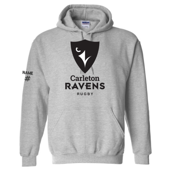 Unisex Gildan Rugby Twill Hoodie Thumbnail