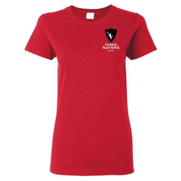 Gildan Women's Rugby Printed T-Shirt Thumbnail
