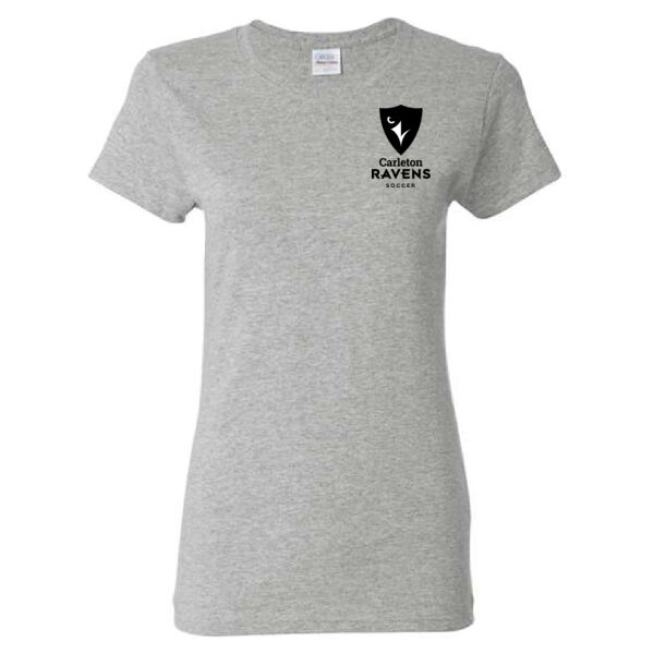 Gildan Women's Soccer Printed T-Shirt Thumbnail