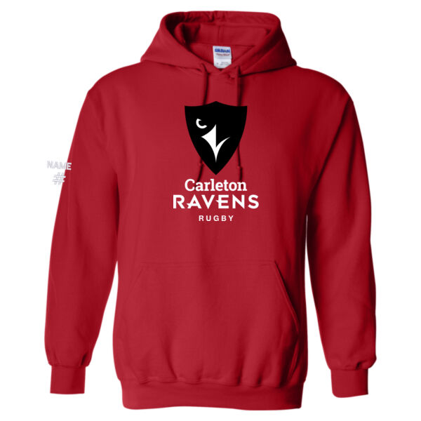 Gildan Unisex Rugby Printed Hoodie Thumbnail