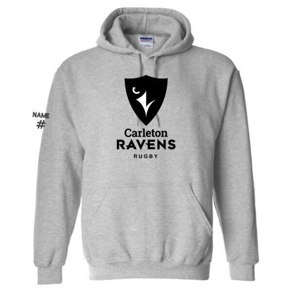 Gildan Unisex Rugby Printed Hoodie Thumbnail