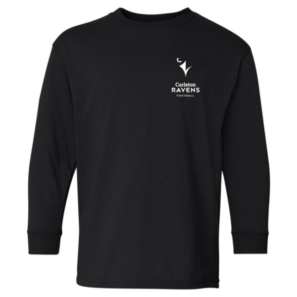 Gildan Youth Football Printed Long Sleeve Thumbnail