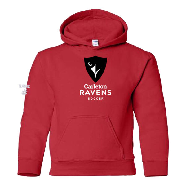 Gildan Youth Soccer Printed Hoodie Thumbnail
