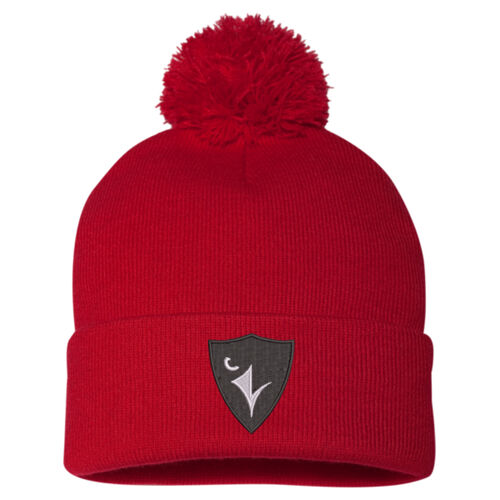 Sportsman Adult Shield Embroidered Pom-Pom Toque Thumbnail