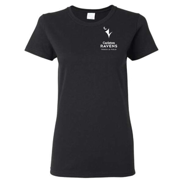 Gildan Women's Track & Field Emblem Printed T-Shirt Thumbnail
